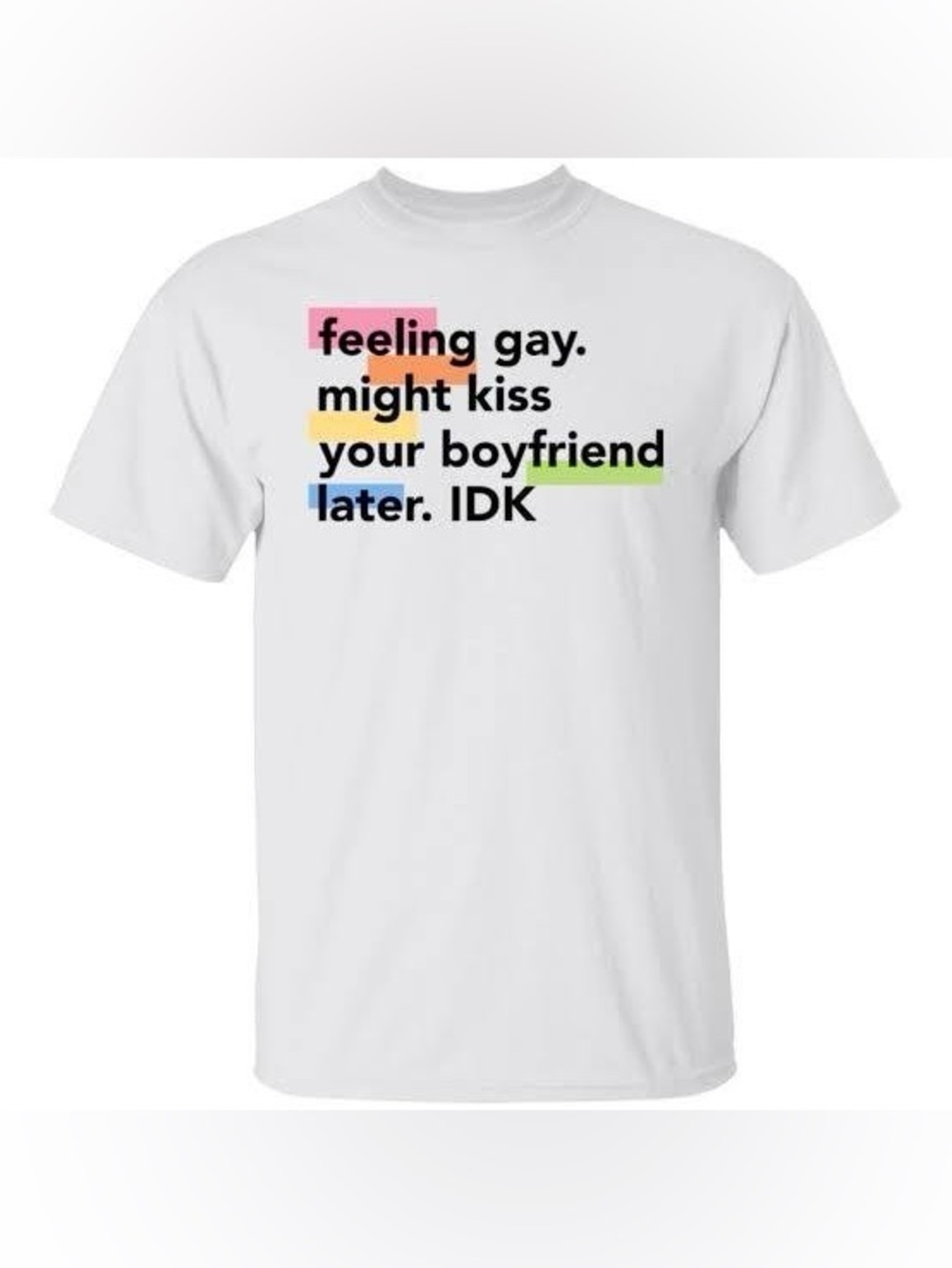 Spencer's Unisex Feeling Gay T-Shirt